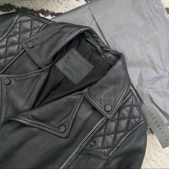 Allsaints Leather Jacket - Picture 4 of 13
